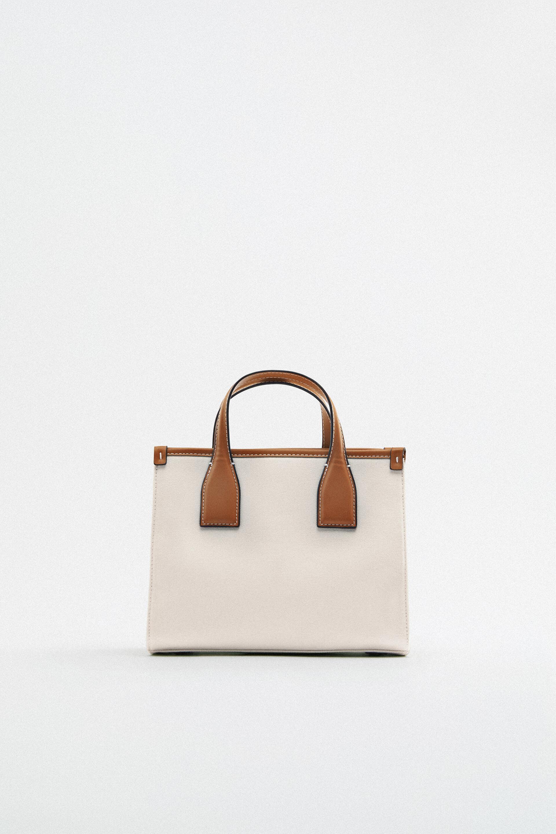 Minimalist mini tote bag zara sale